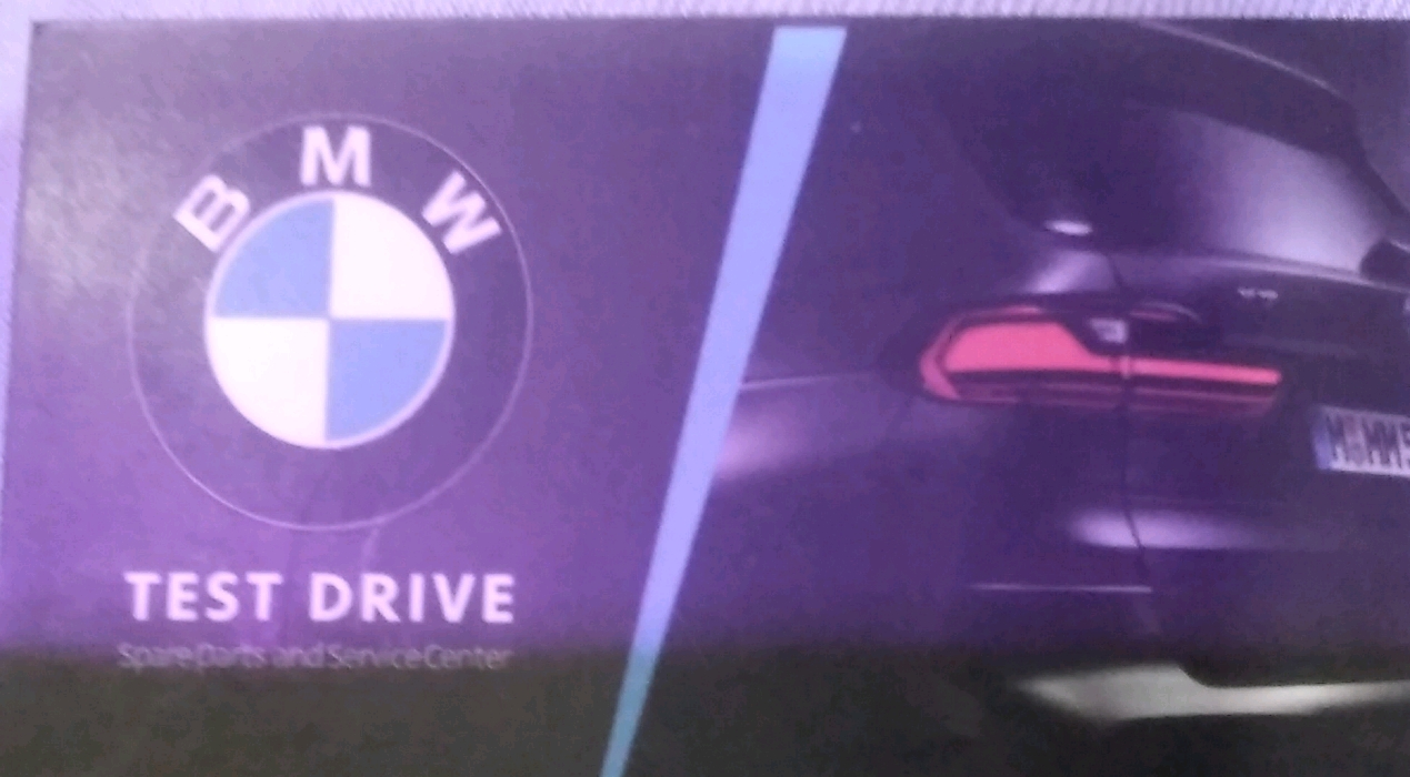 تيست درايف لتجاره قطع غيار بي ام Test Drive